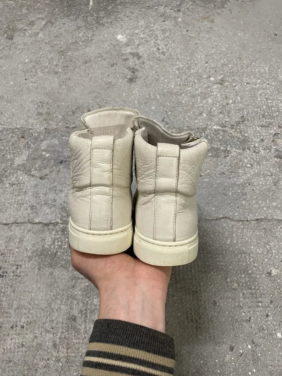 Balenciaga Arena White High Leather Shoes (41.5eu/us8) 7