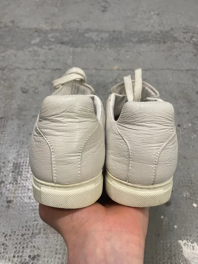 Balenciaga Arena White Leather Shoes (40.5eu/us7.5) 6