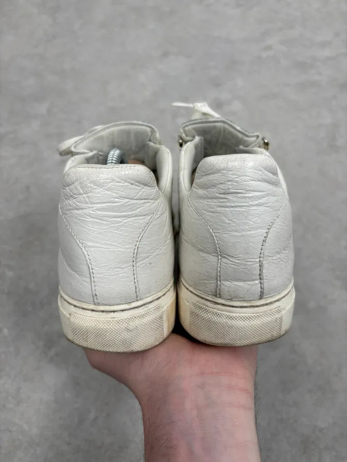 Balenciaga Arena White Leather Sneakers FRqIrEo 6