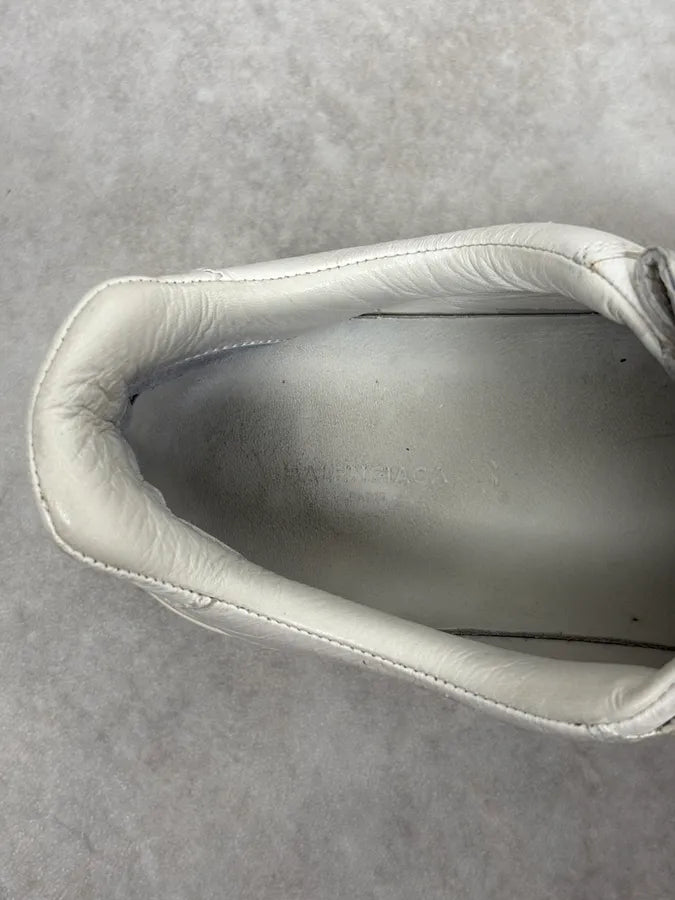 Balenciaga Arena White Leather Sneakers FRqIrEo 9