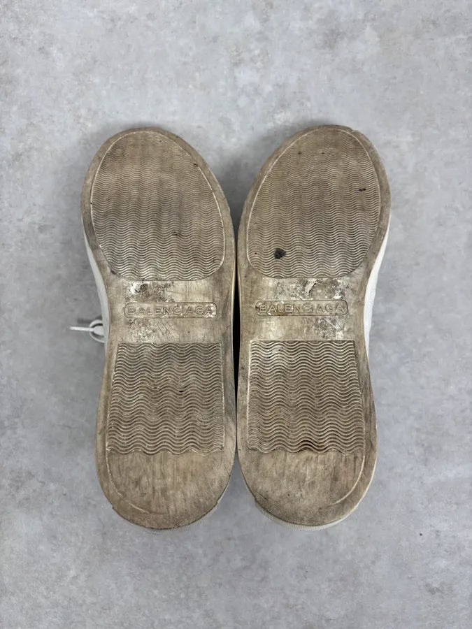 Balenciaga Arena White Leather Sneakers FRqIrEo 7