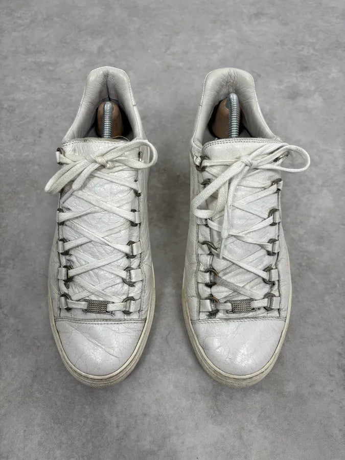 Balenciaga Arena White Leather Sneakers FRqIrEo 1