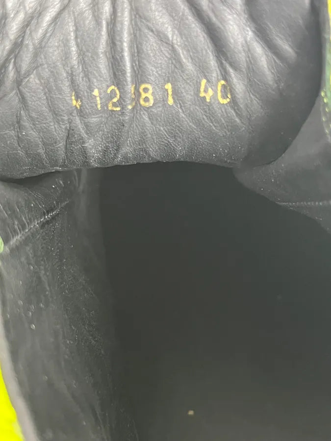 Balenciaga Arena Yellow Fluo High Leather Sneakers CieXyTI 7