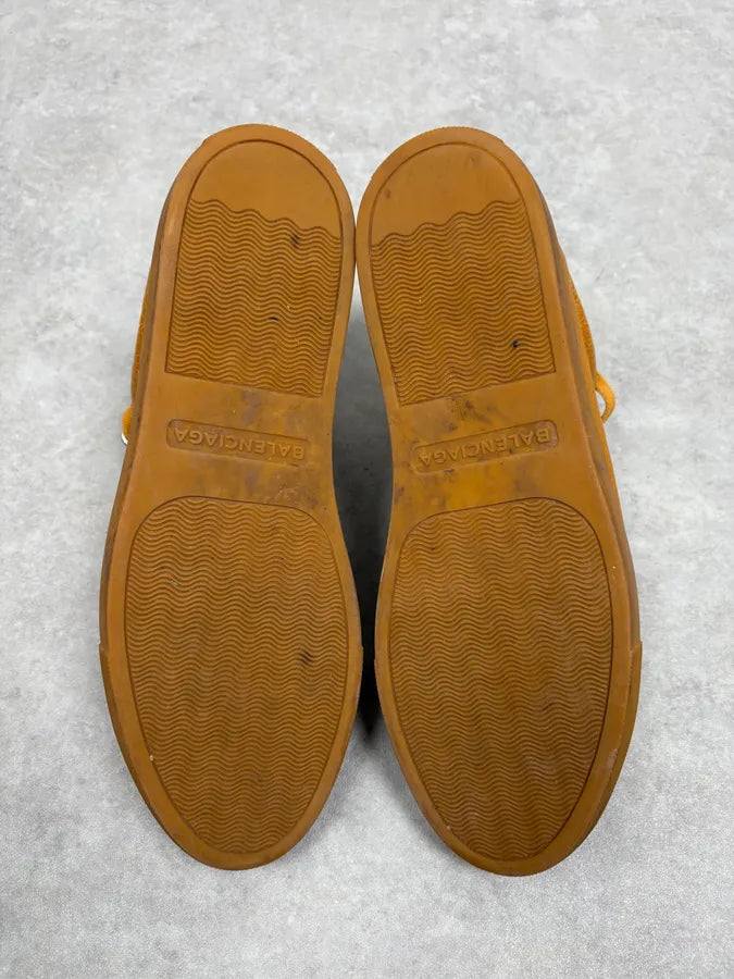 Balenciaga Arena Yellow Leather Sneakers fPLABJa 7