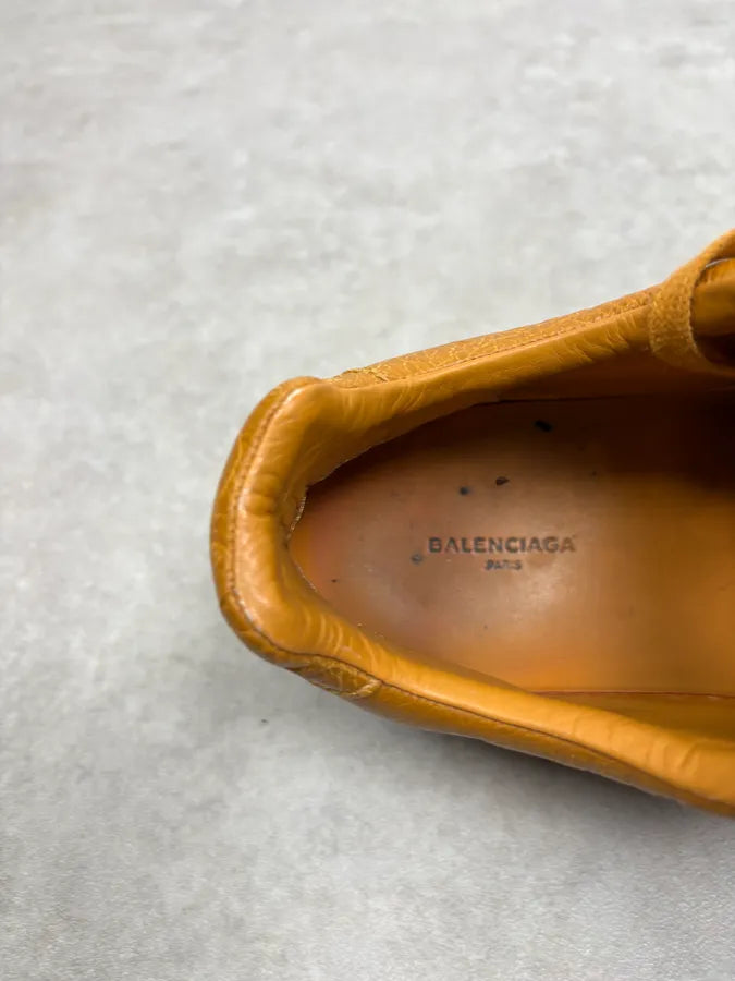 Balenciaga Arena Yellow Leather Sneakers fPLABJa 8