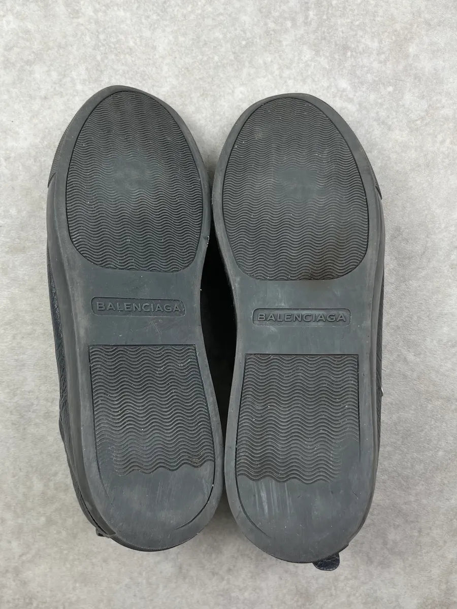 2010s Balenciaga Arena Grey High Leather Sneakers alAjPba 6