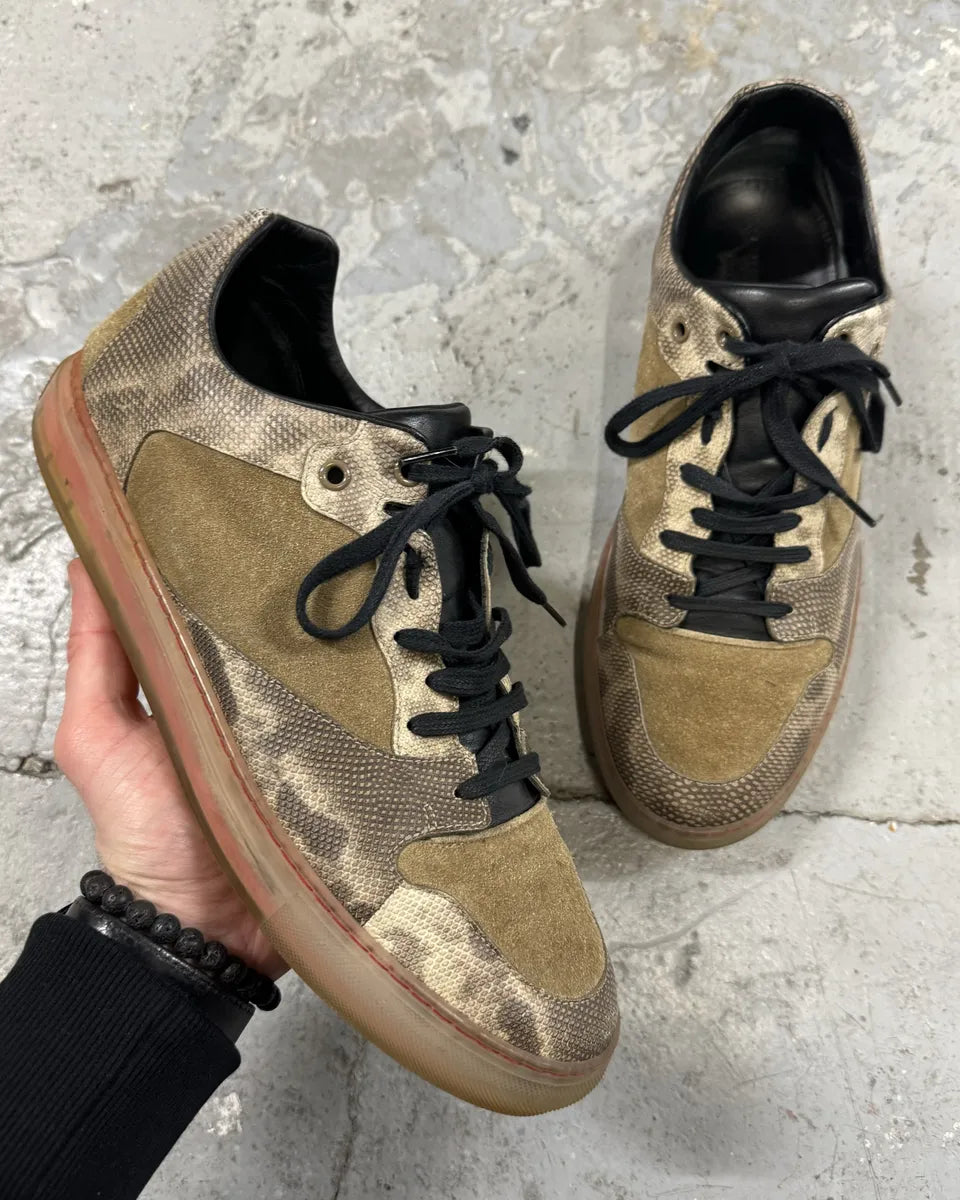 Balenciaga Beige Cracked Suede Leather Shoes (43eu/us9.5) 0