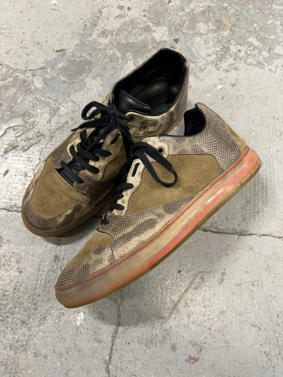 Balenciaga Beige Cracked Suede Leather Shoes (43eu/us9.5) 1