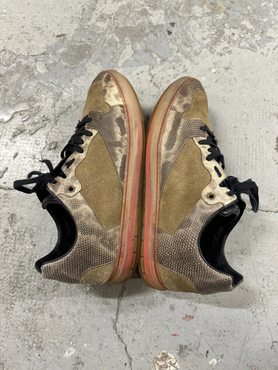 Balenciaga Beige Cracked Suede Leather Shoes (43eu/us9.5) 2