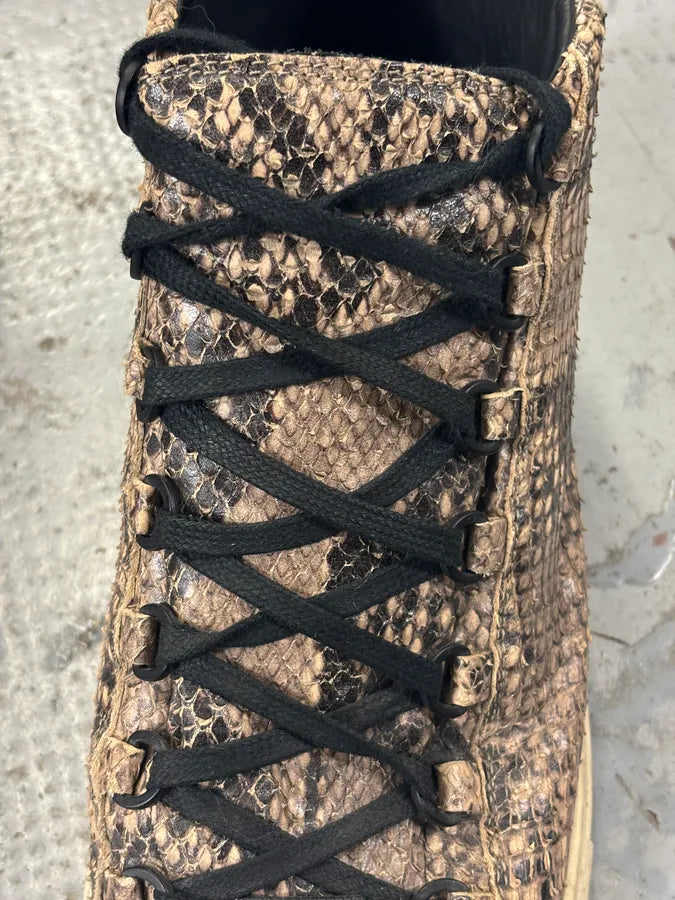 Balenciaga Arena Beige Python Leather High Sneakers CIkwQJn 10