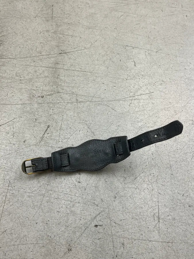 Balenciaga Black & Gold Studded City Leather Bracelet JISuBAx 8