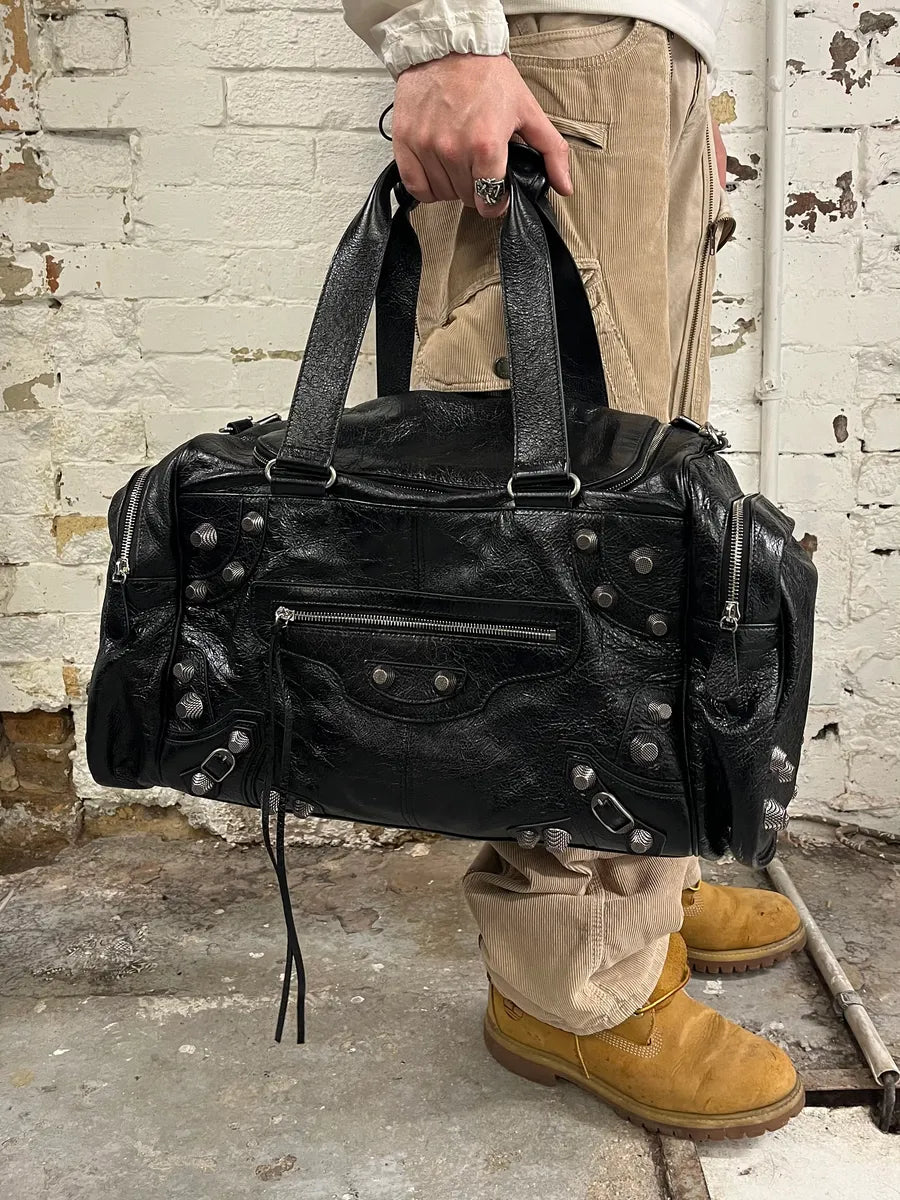 Balenciaga Black Big City Patent Leather Bag FsJjsvJ 1