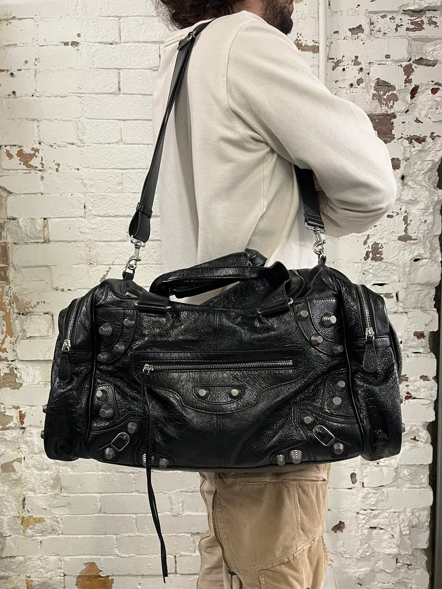 Balenciaga Black Big City Patent Leather Bag FsJjsvJ 2