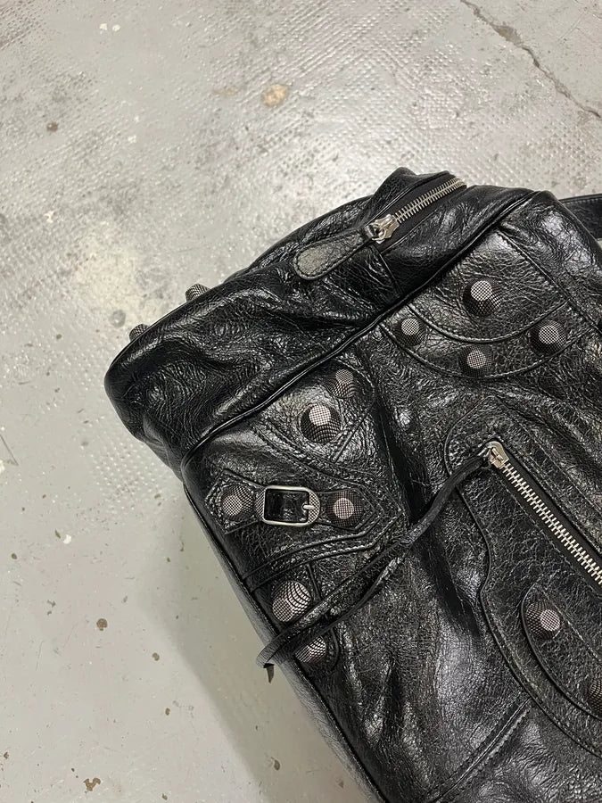 Balenciaga Black Big City Patent Leather Bag FsJjsvJ 3