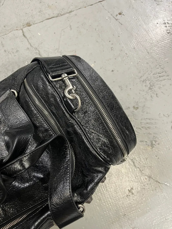 Balenciaga Black Big City Patent Leather Bag FsJjsvJ 4
