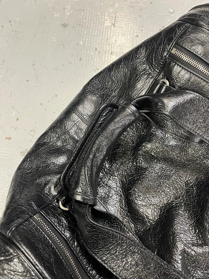 Balenciaga Black Big City Patent Leather Bag FsJjsvJ 6
