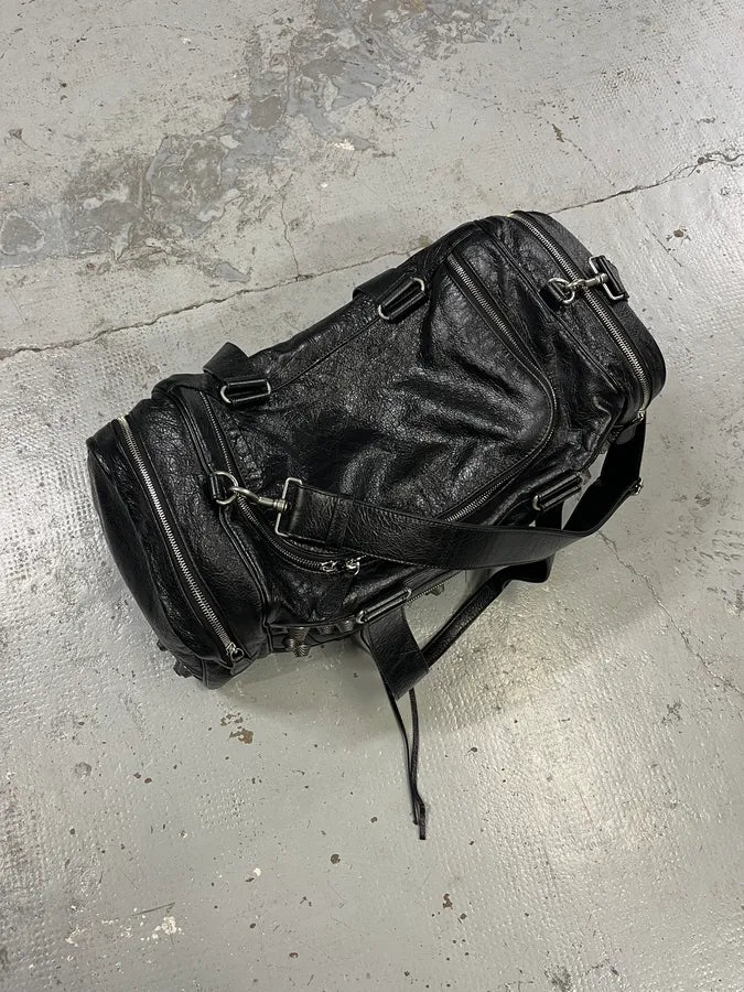Balenciaga Black Big City Patent Leather Bag FsJjsvJ 7