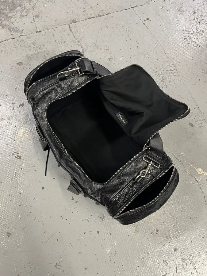 Balenciaga Black Big City Patent Leather Bag FsJjsvJ 8