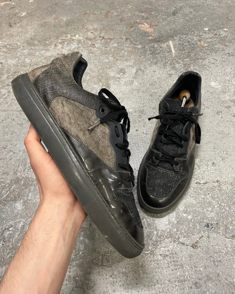 Balenciaga Black City Camel Leather Shoes (44eu/us10) 0