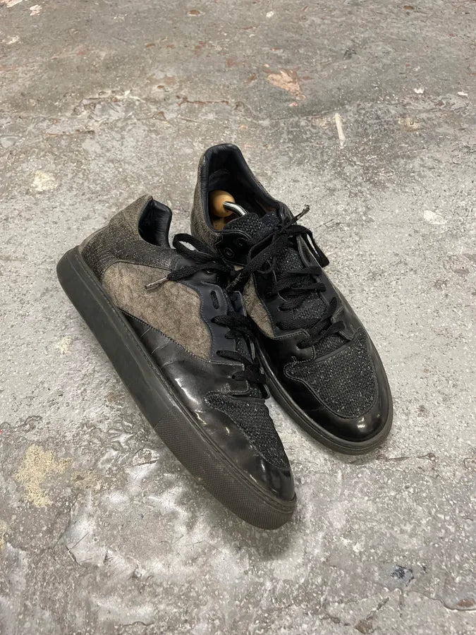 Balenciaga Black City Camel Leather Shoes (44eu/us10) 4