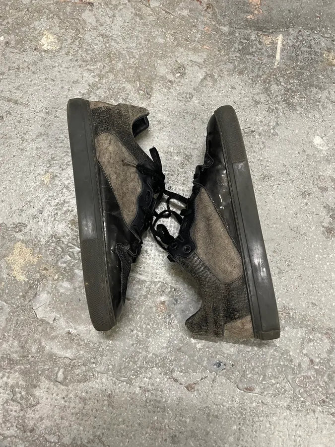 Balenciaga Black City Camel Leather Shoes (44eu/us10) 5