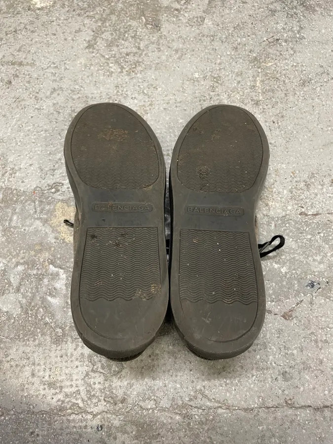 Balenciaga Black City Camel Leather Shoes (44eu/us10) 7