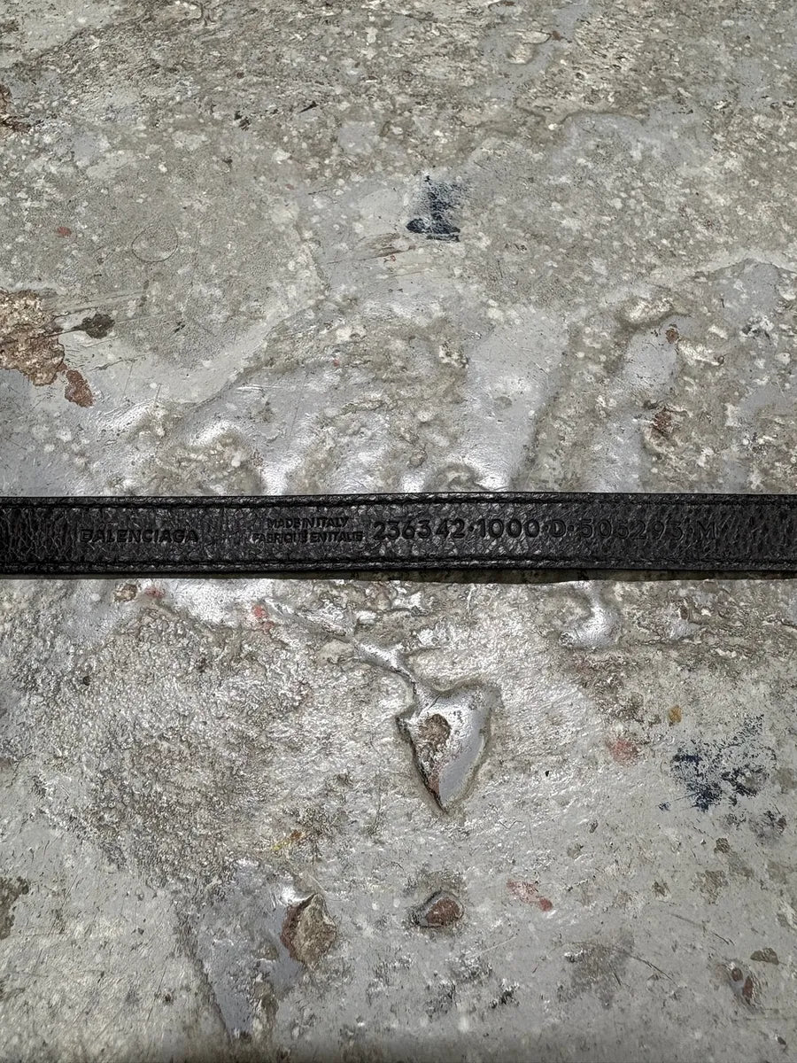 Balenciaga Black City Studded Leather Bracelet (OS) DIpYbIe 5