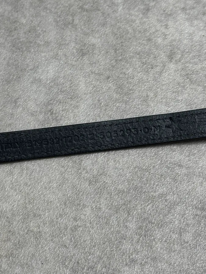 Balenciaga Dark Navy Gold-Studded Leather Wrap Bracelet XAPmmxE 7