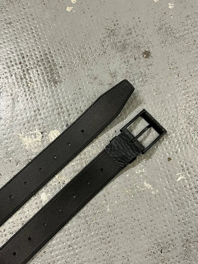 Balenciaga Black Leather Belt vxDCKXV 4