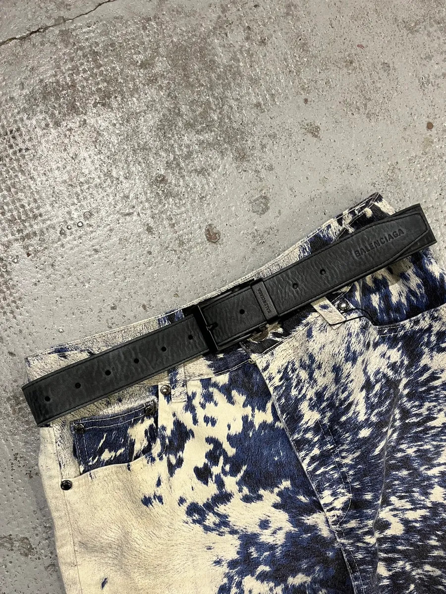Balenciaga Black Leather Belt vxDCKXV 0