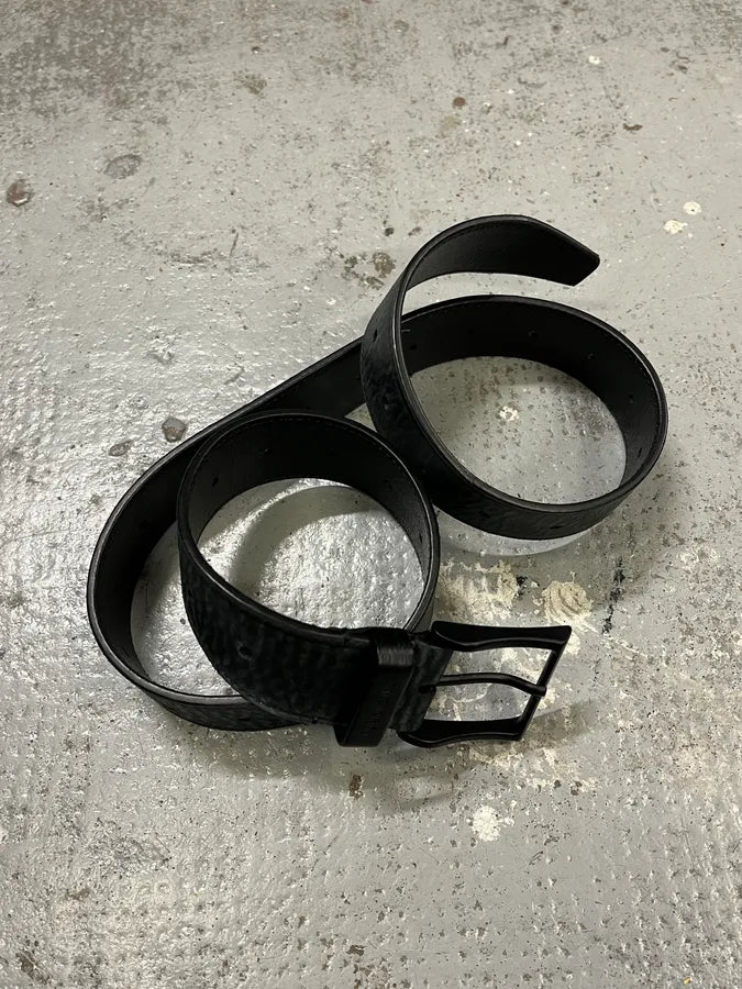 Balenciaga Black Leather Belt vxDCKXV 2