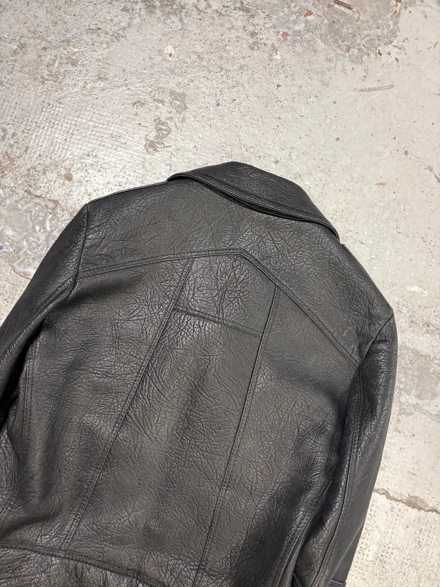 AW2014 Balenciaga Black Leather Perfecto Jacket iMNVJlz 4