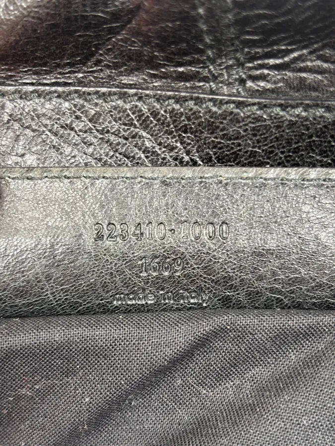 2010s Balenciaga Black Leather City Crossbody Bag CBRkFJW 17
