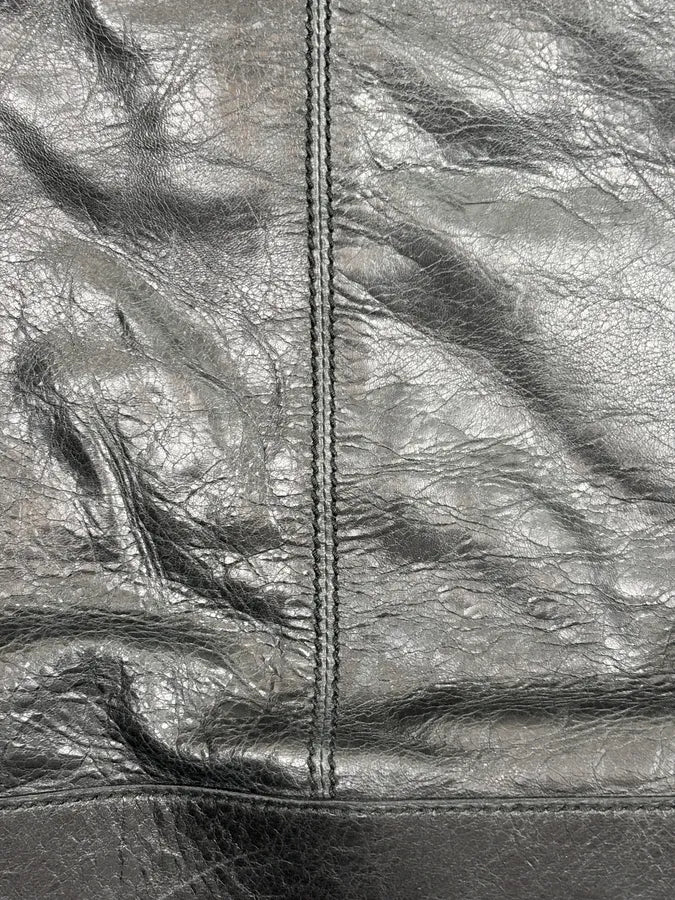 2010s Balenciaga Black Leather City Crossbody Bag CBRkFJW 7