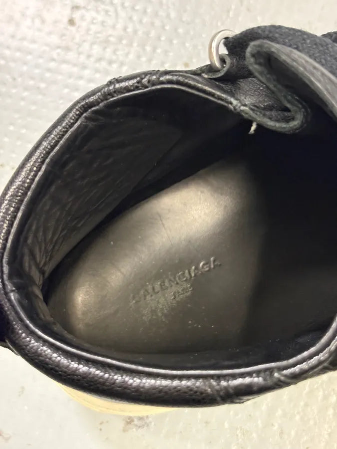 Balenciaga Black Leather High Sneakers MjigfpM 8