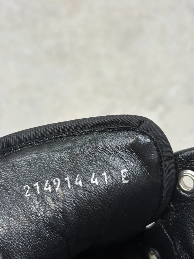 Balenciaga Black Leather High Sneakers fwXnpNo 9