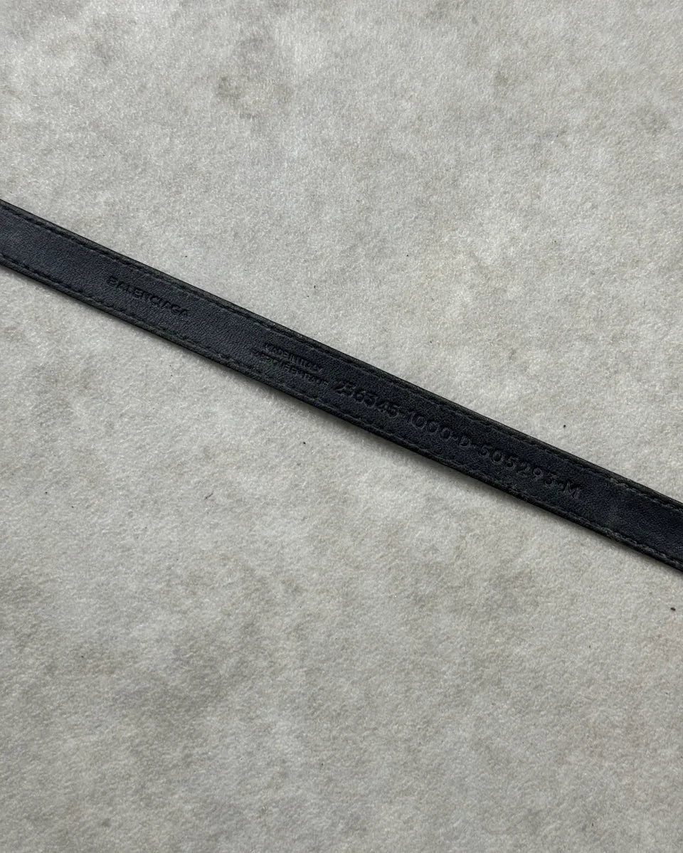 Balenciaga Black Leather Studded Bracelet GSBoXmb 6