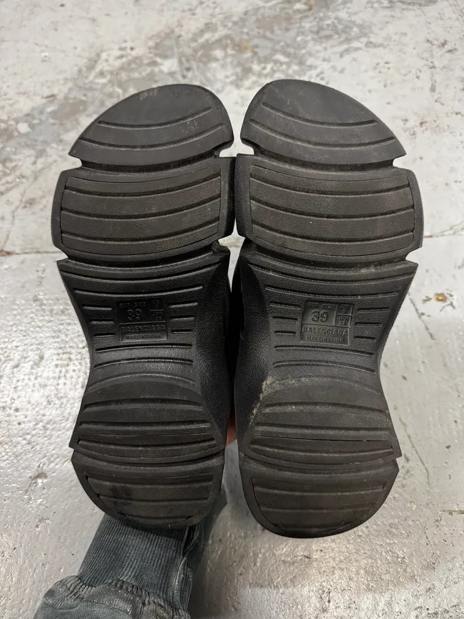 Balenciaga Black Mold Thong Sandals  WbWsgVd 6