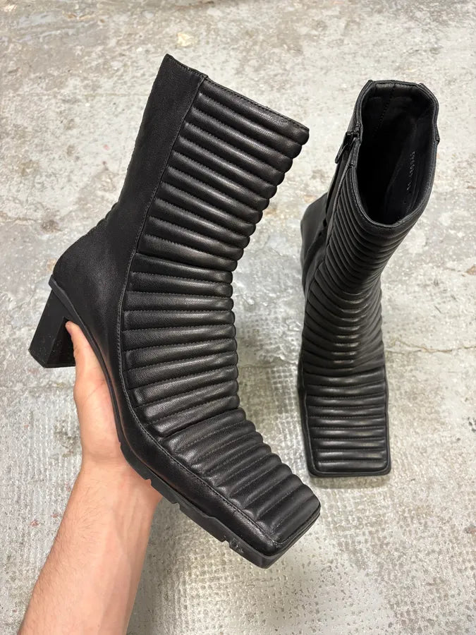 Balenciaga Black Motorcycle Biker Boots RDMTqBC 0