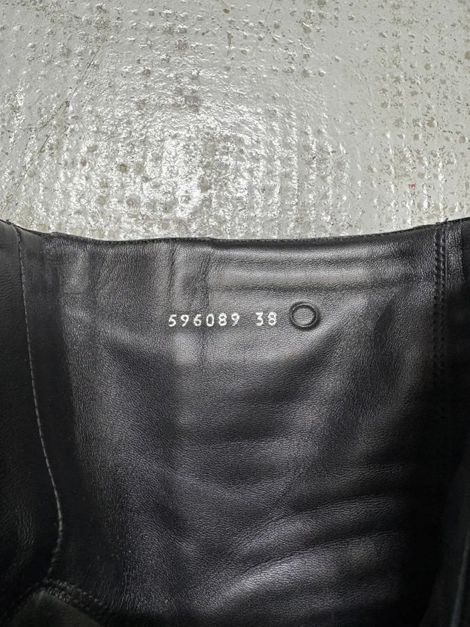 Balenciaga Black Motorcycle Biker Boots RDMTqBC 8