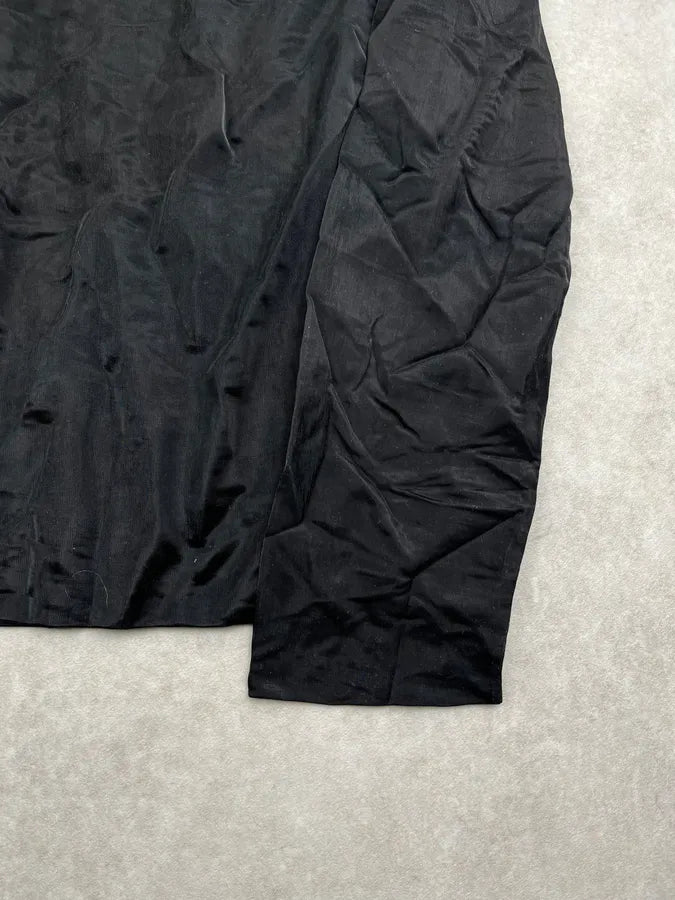 2000s Balenciaga Black Nylon Leather Contrast Longsleeve dsKIyzY 4