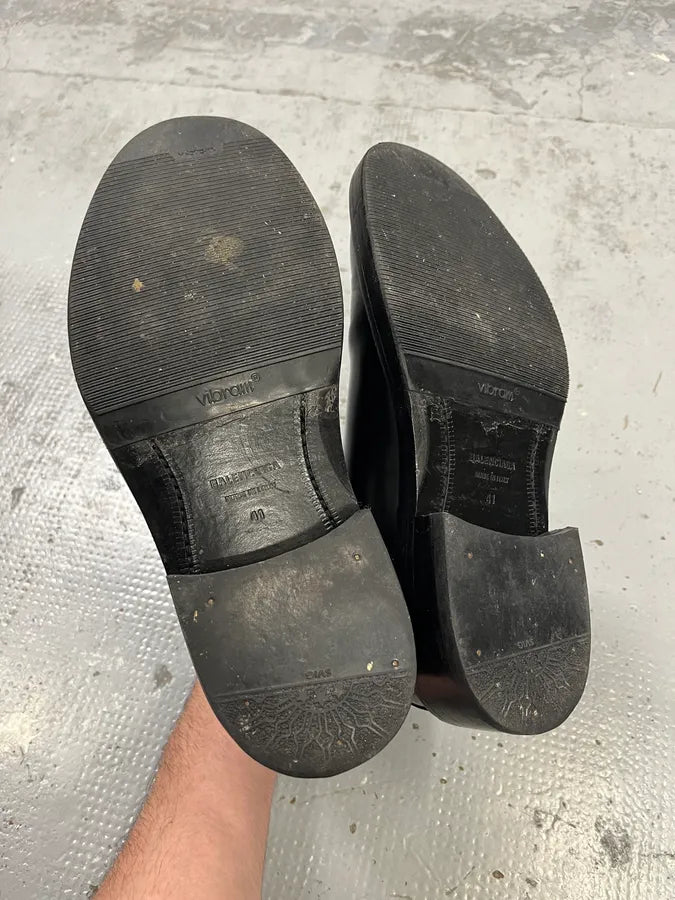 Balenciaga Black Premium Chelsea Classy Leather Boots LIKWxJl 5