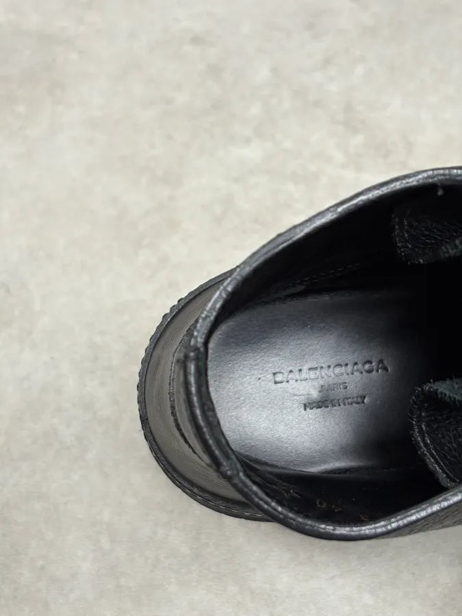 Balenciaga Black Premium Mountain Leather Boots CrjrmJD 6