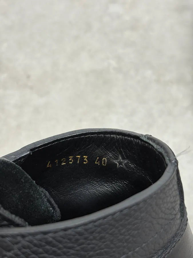 Balenciaga Black Premium Mountain Leather Boots CrjrmJD 7