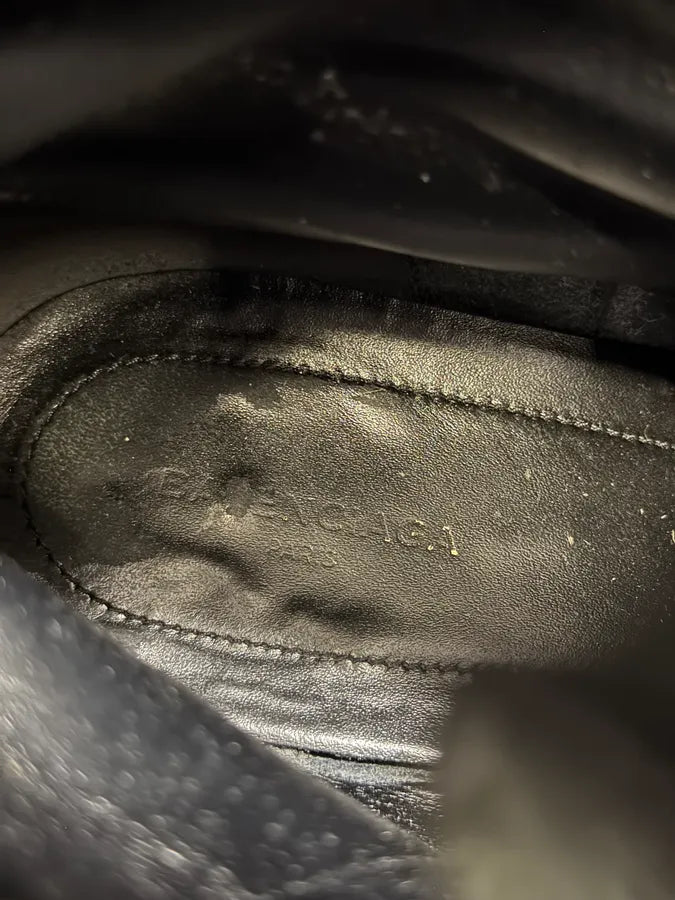 Balenciaga Black Suede Leather Chelsea Boots pQoCRLB 7