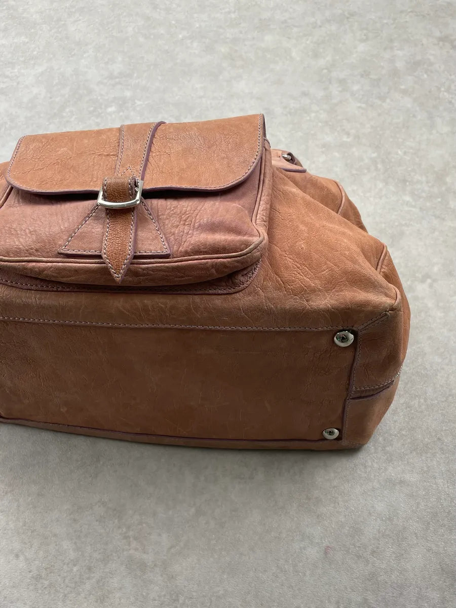 Balenciaga Brown Big Pocket Leather Bag PaccCsV 6