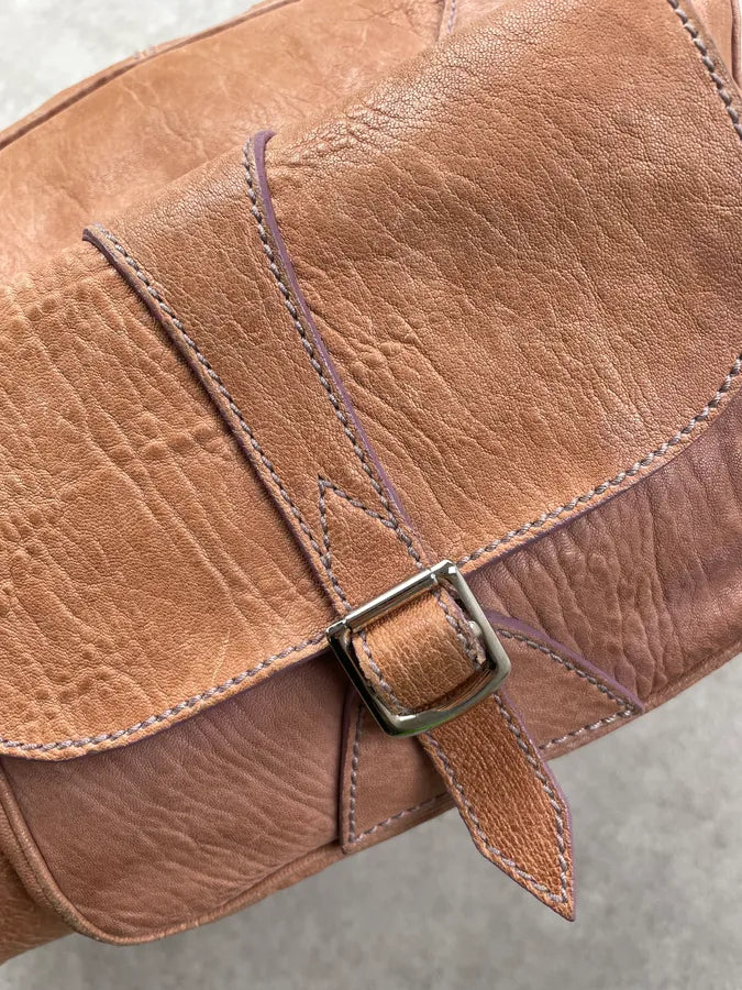 Balenciaga Brown Big Pocket Leather Bag PaccCsV 9