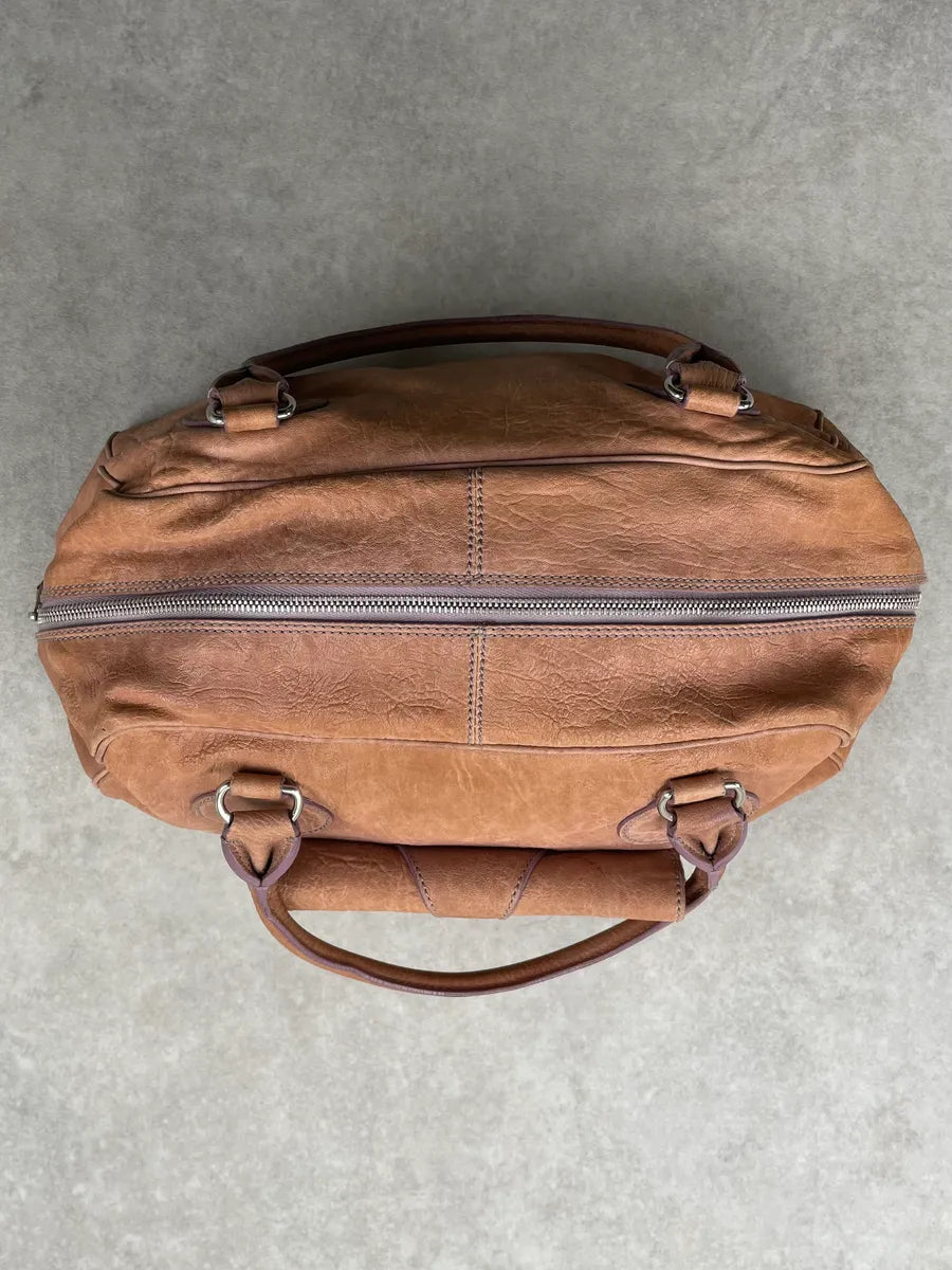 Balenciaga Brown Big Pocket Leather Bag PaccCsV 4