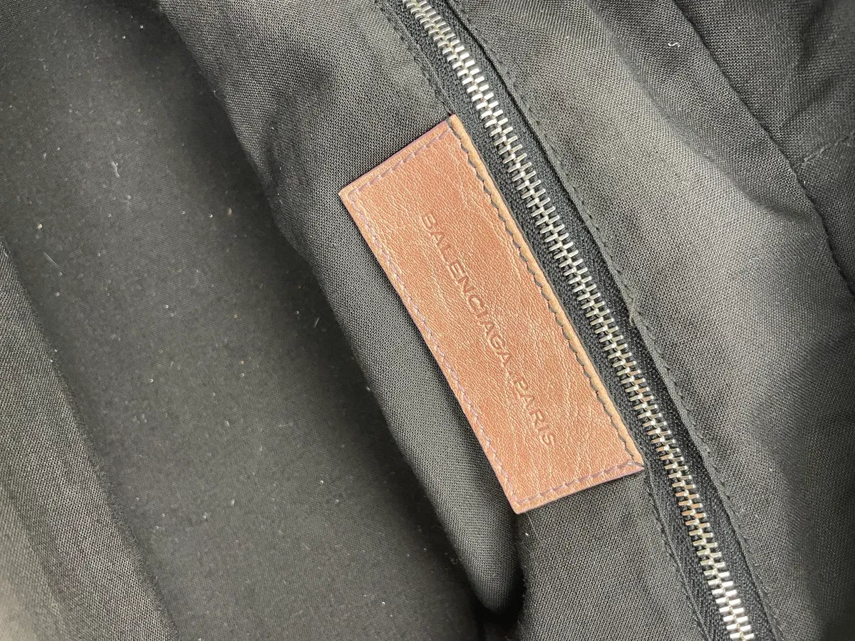 Balenciaga Brown Big Pocket Leather Bag PaccCsV 10