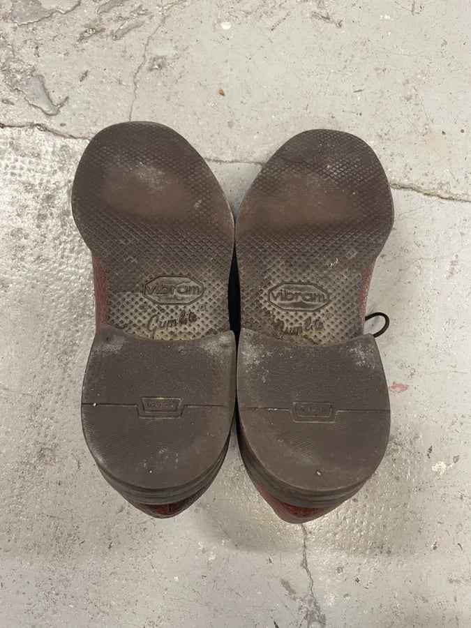 Balenciaga Brown Leather Derby Shoes vUHfcsy 7